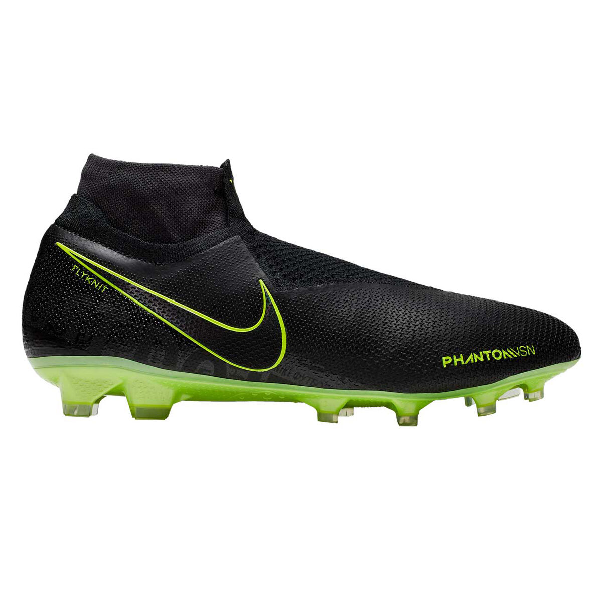 black and yellow nike boots