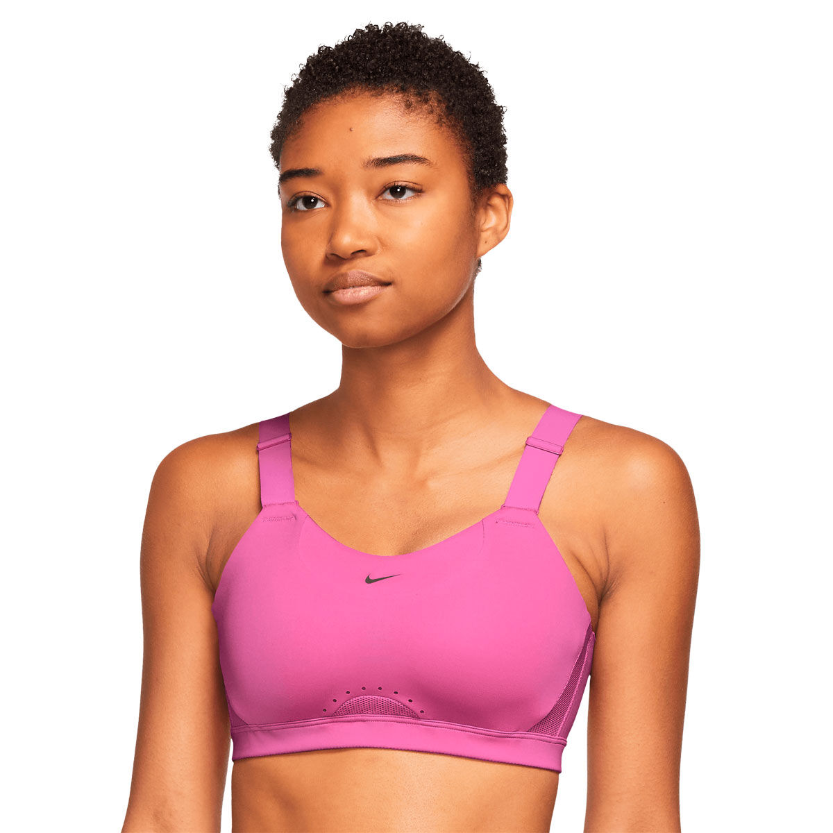 Nike Performance ALPHA BRA - High support sports bra - fireberry