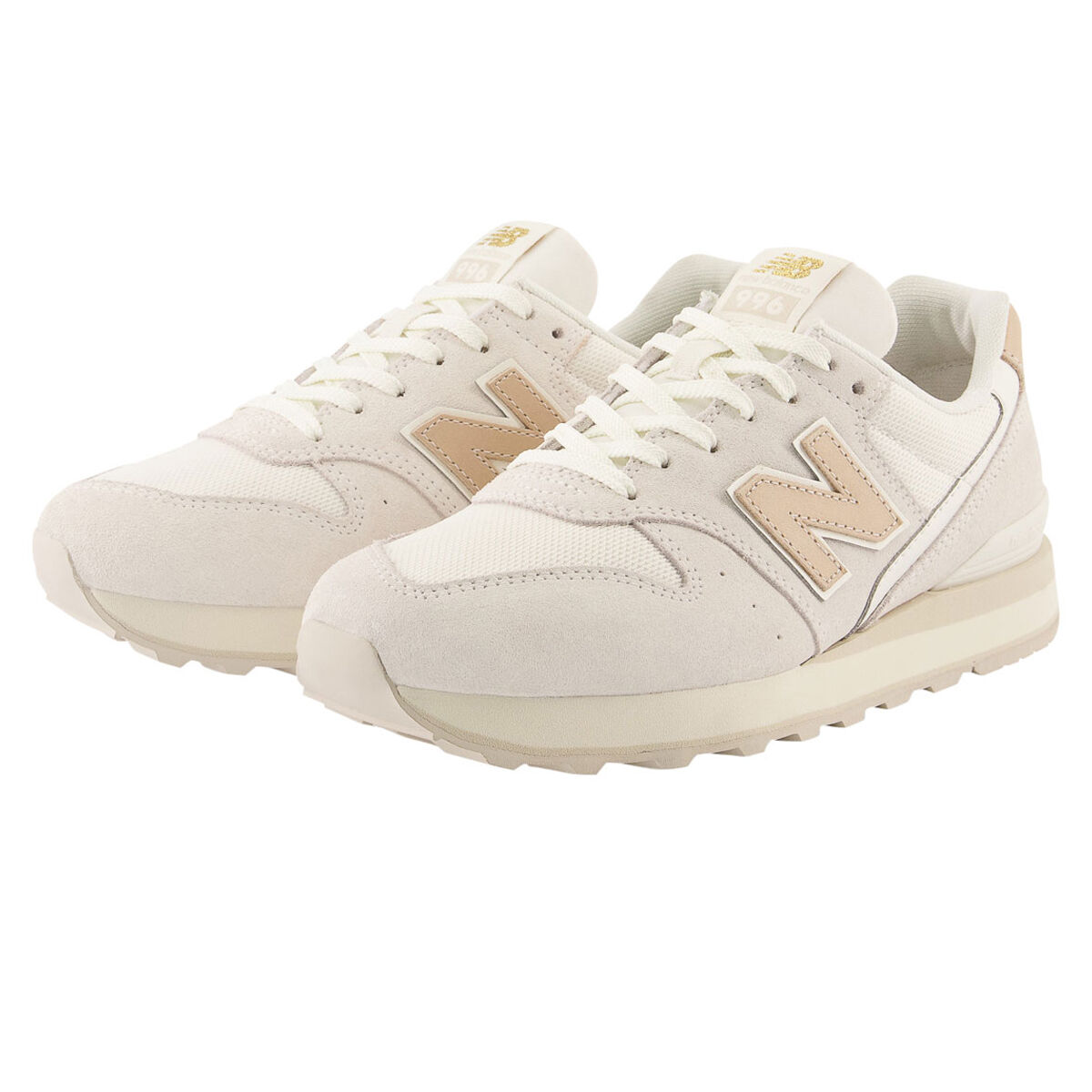 New balance 996 clearance cream and gold