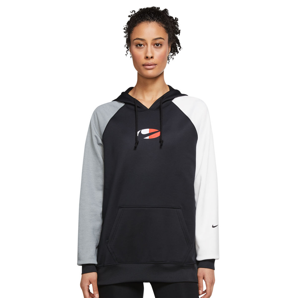 nike womens colour block hoodie