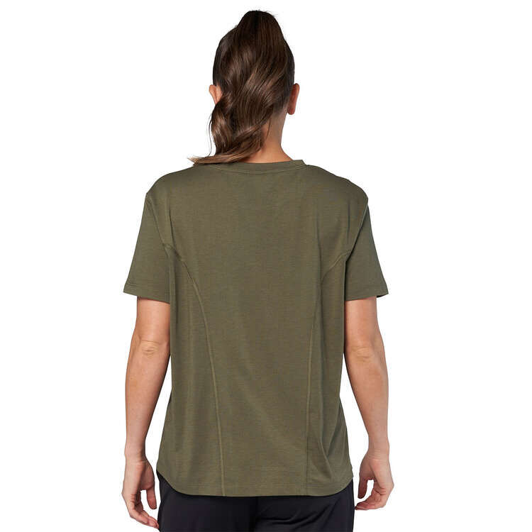 Ell & Voo Womens T-Shirt Size XL Grey Logo Short Sleeve Crew Neck Top