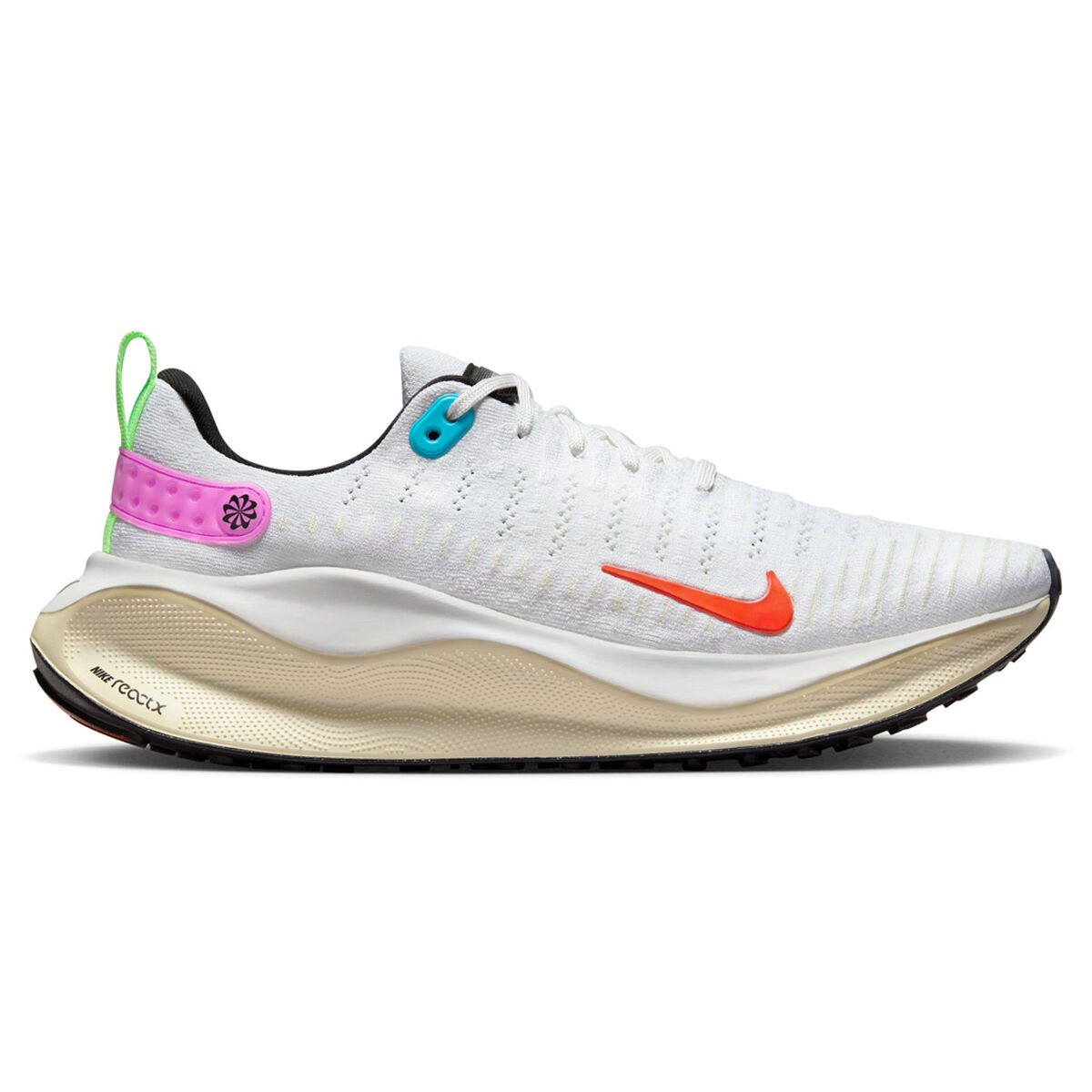 Nike ReactX Infinity Run Flyknit 4 SE Mens Running Shoes White/Multi US ...