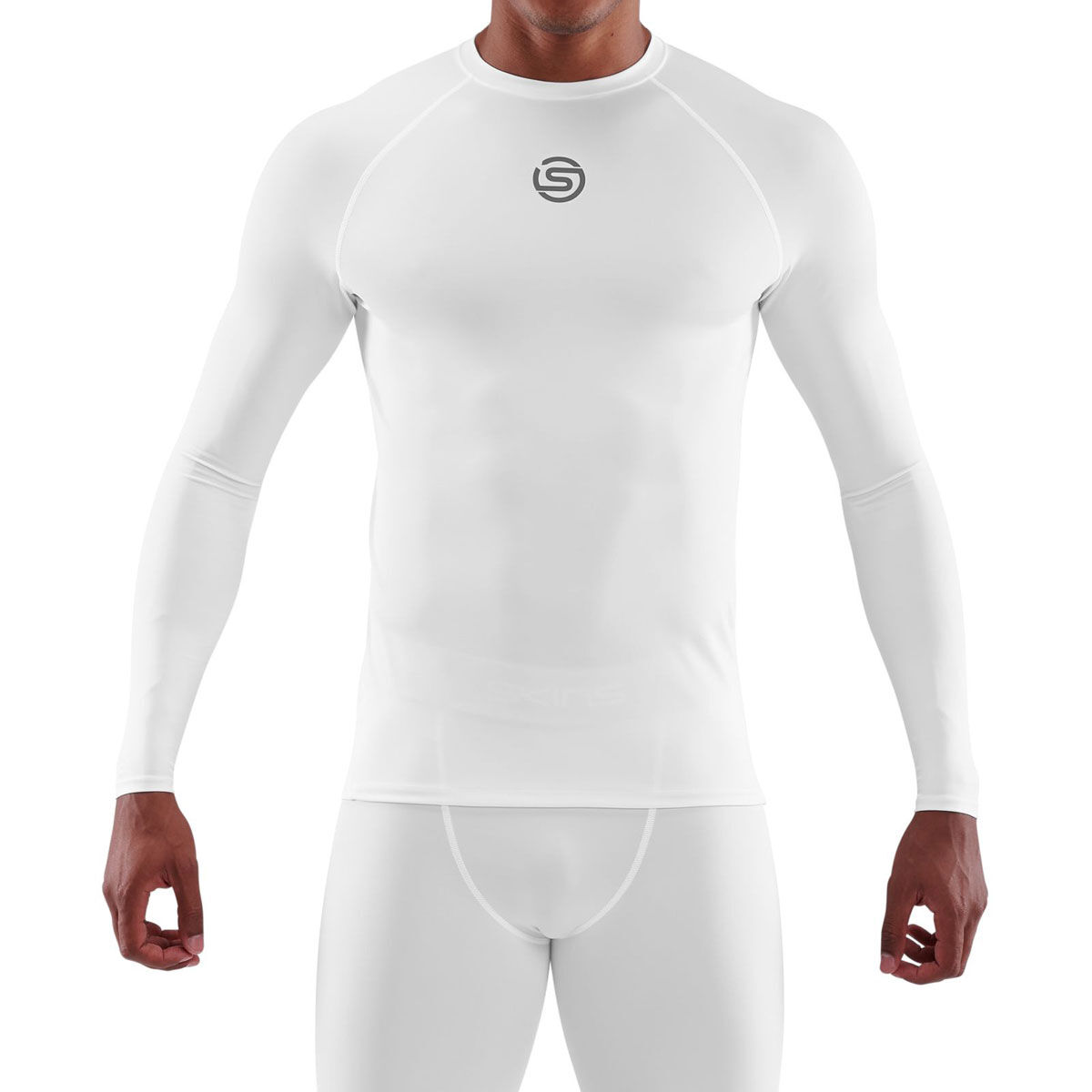 Skins A400 Mens Compression Long Sleeve Top (Black), Skins, All Mens  Clothing, Tennis