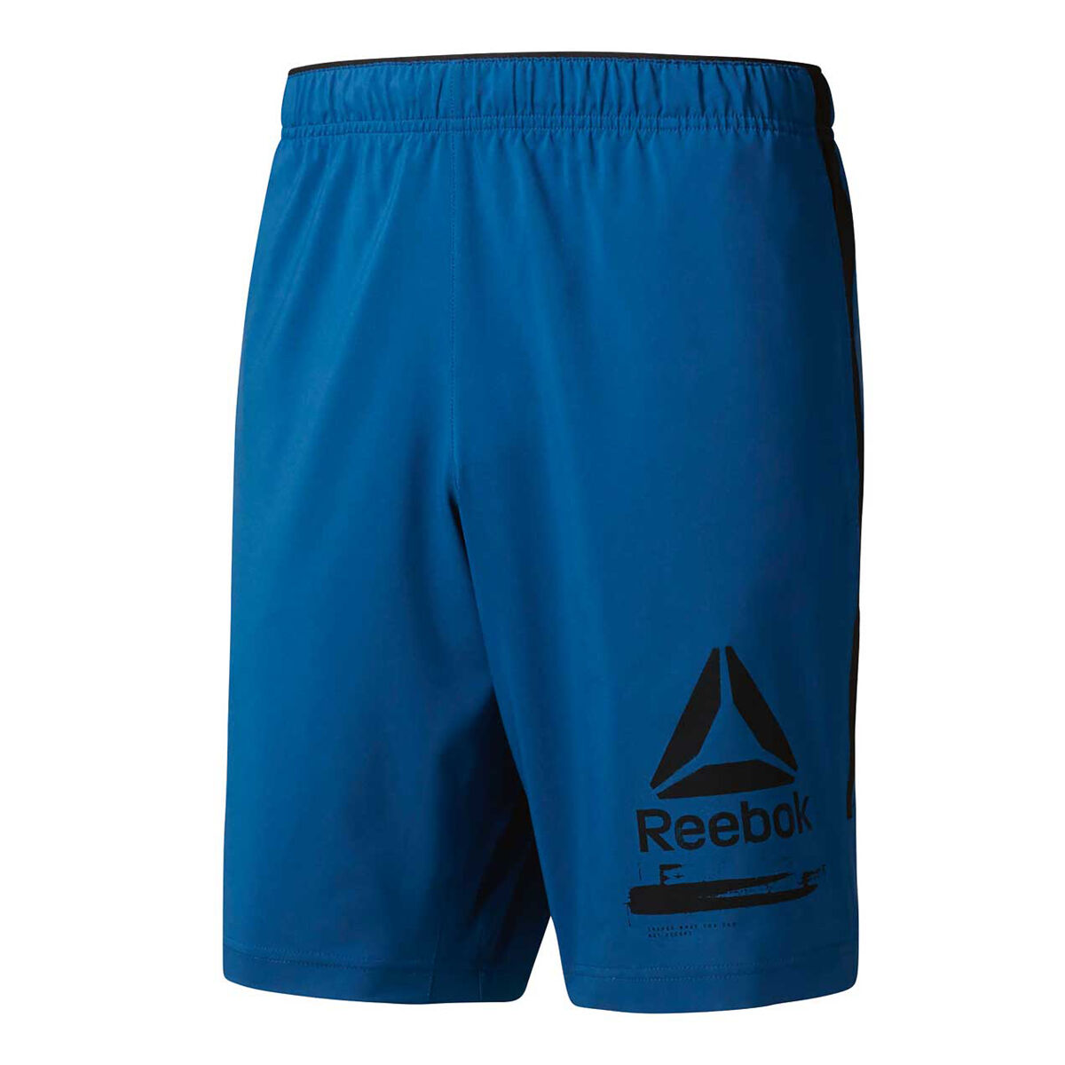 reebok shorts blue