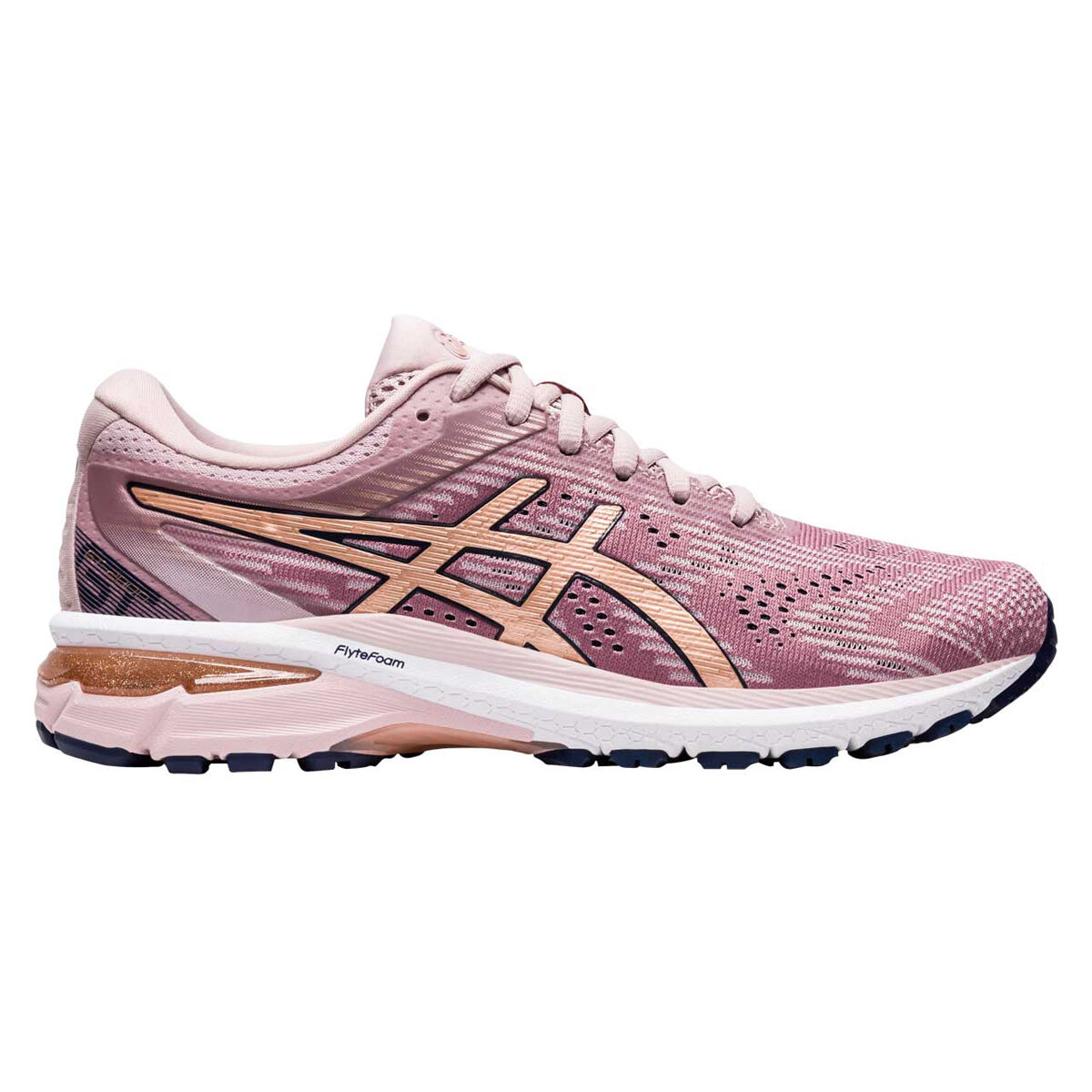womens rose gold running shoes