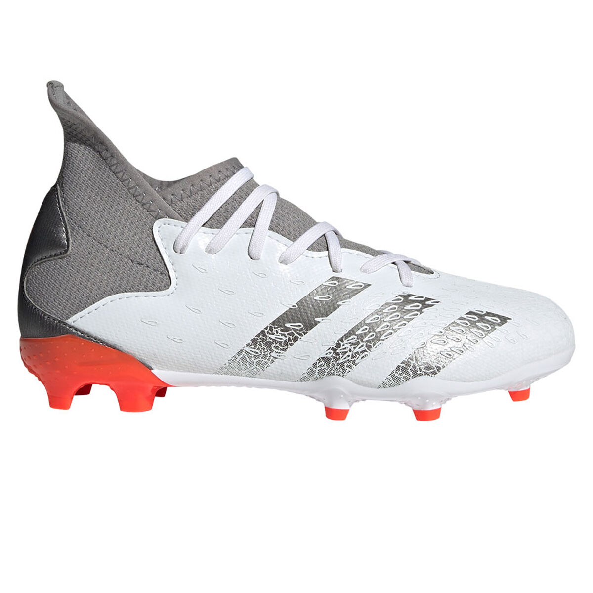 adidas white and red football boots