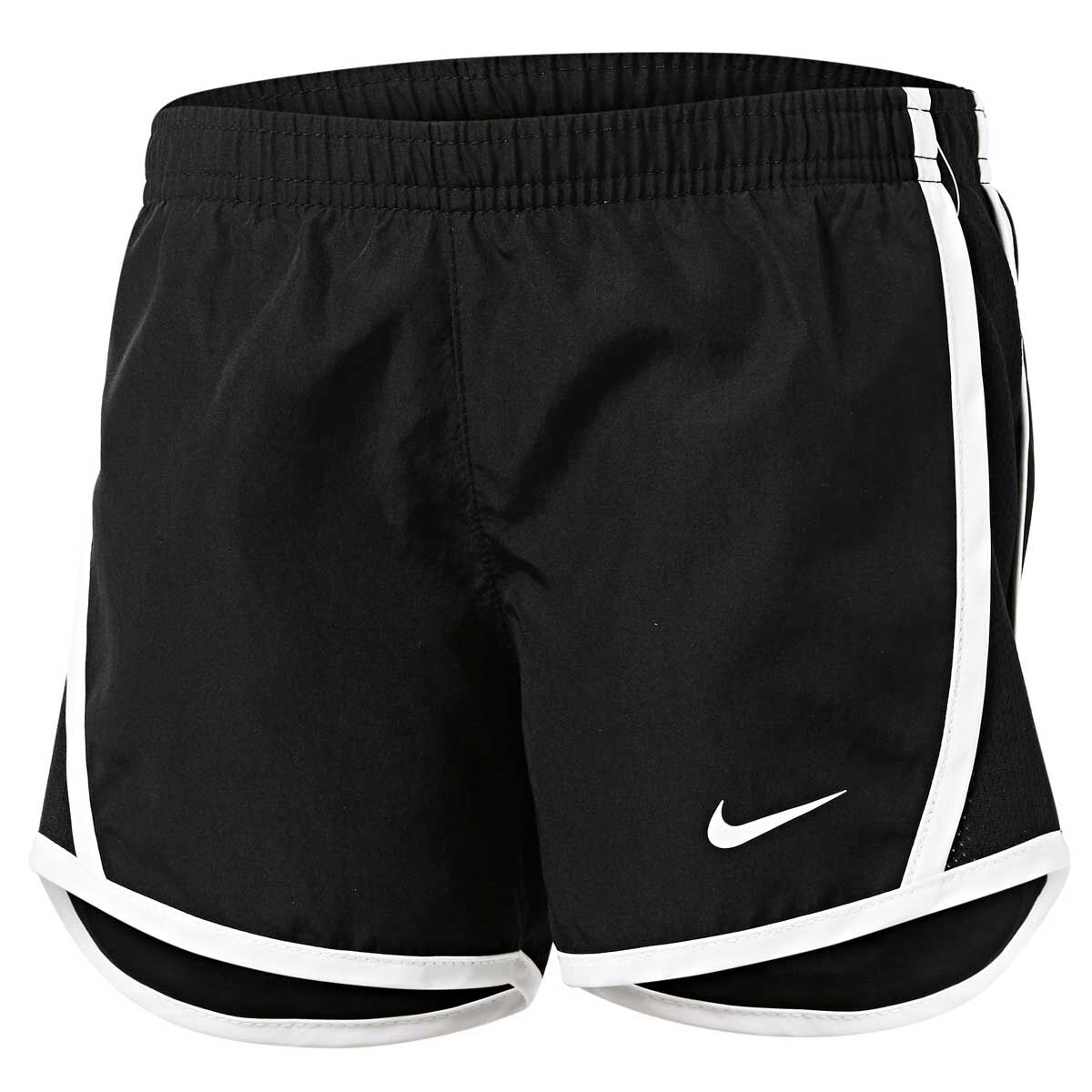Nike Tempo Big Kids' (Girls') Dri-FIT Running Shorts  (Black/Black/Black/White, 848196-010)