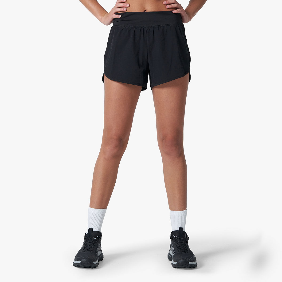Ell/Voo Womens Essentials 5 Inch Shorts Black XL