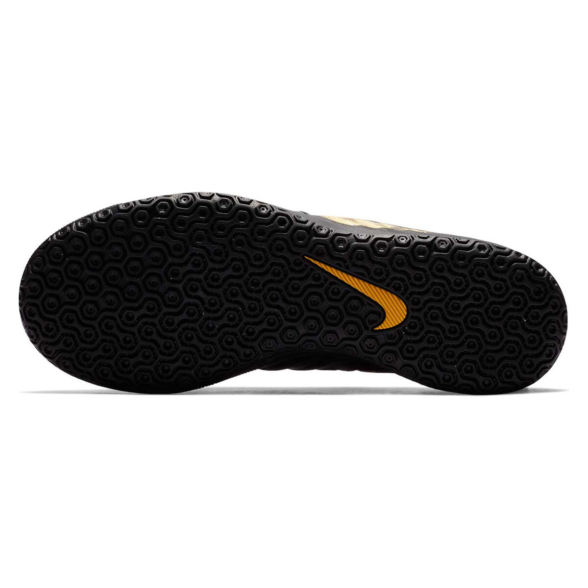black and gold indoor soccer shoes