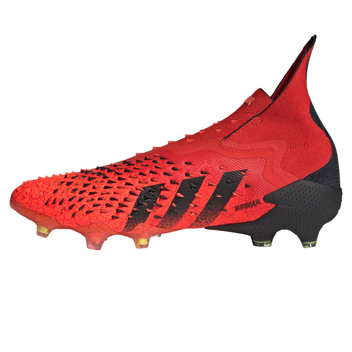 Predator boots black sales and red