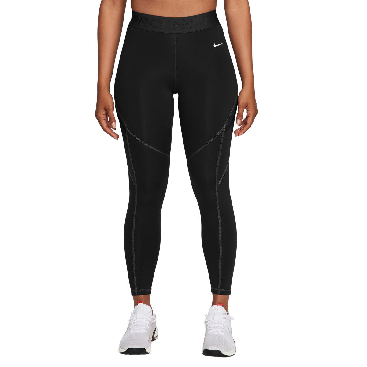 Lids New Orleans Saints Nike Women's 7/8 Performance Leggings - Black/White