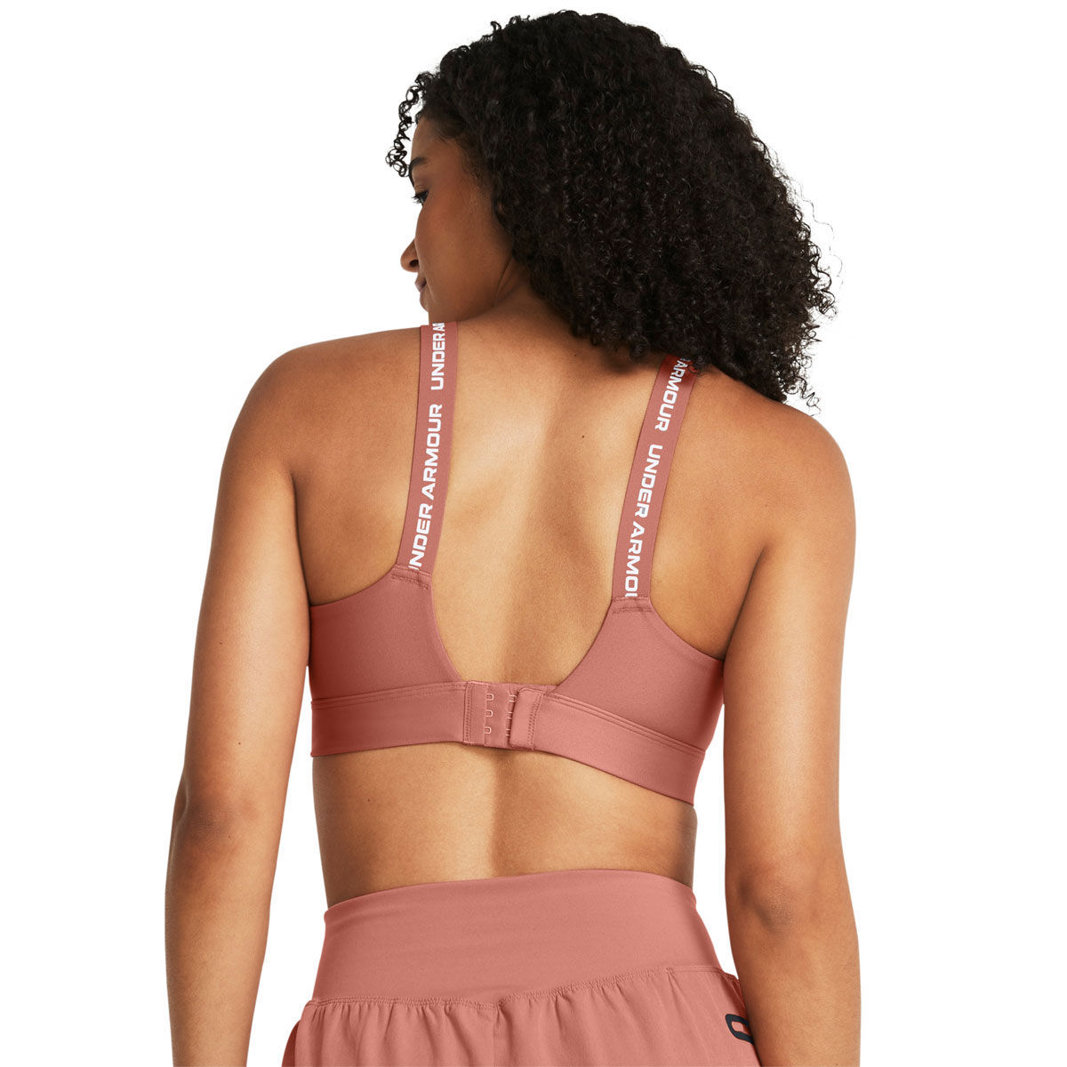Under Armour Womens Infinity High Support Sports Bra, Pink, rebel_hi-res