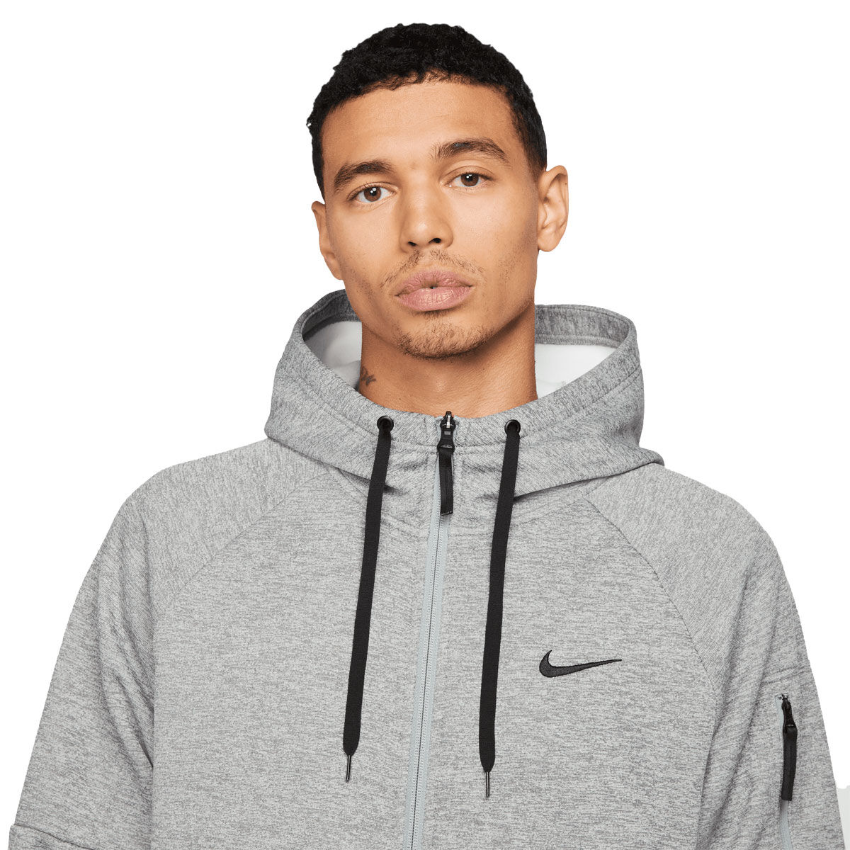 Grey nike sales therma hoodie