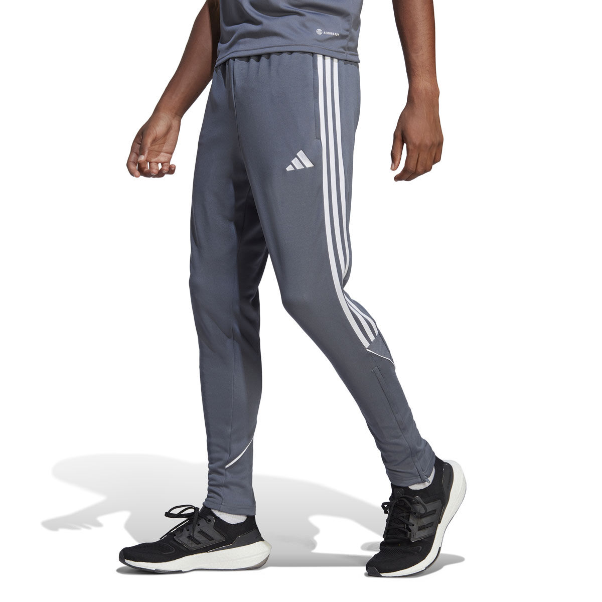 Adidas Tiro 21 Soccer Pants Mens XL TALL AeroReady Tapered Leg Magic Gray  Black | eBay