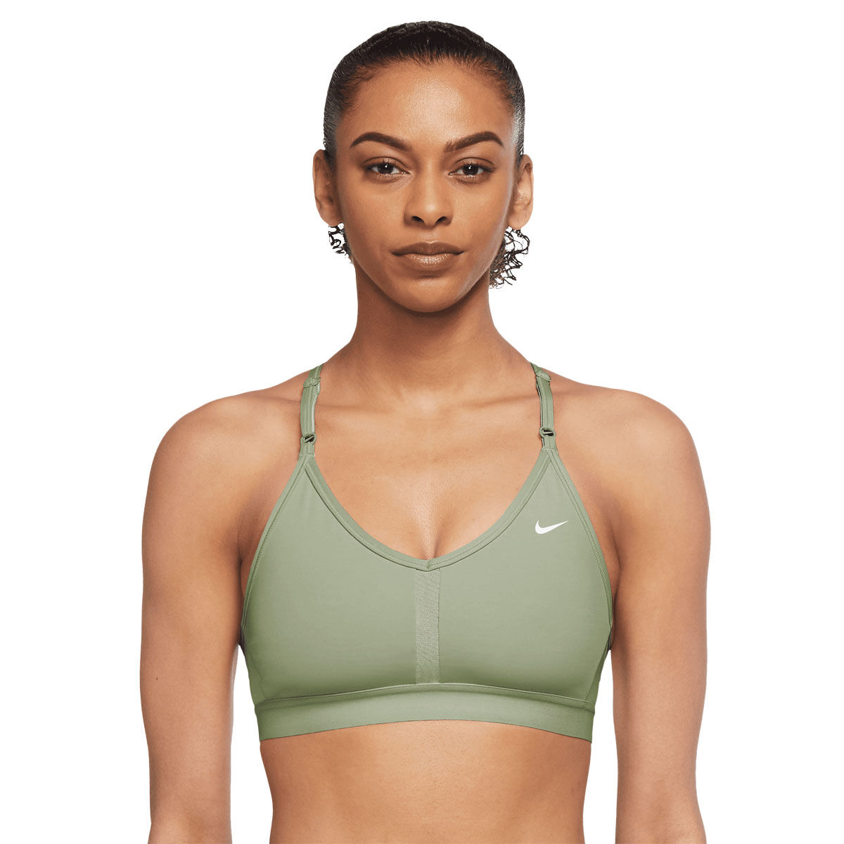 Nike, Intimates & Sleepwear, Nike Dri Fit Strappy Cut Out Sports Bra  Large Athletic Sporty Summer Workout