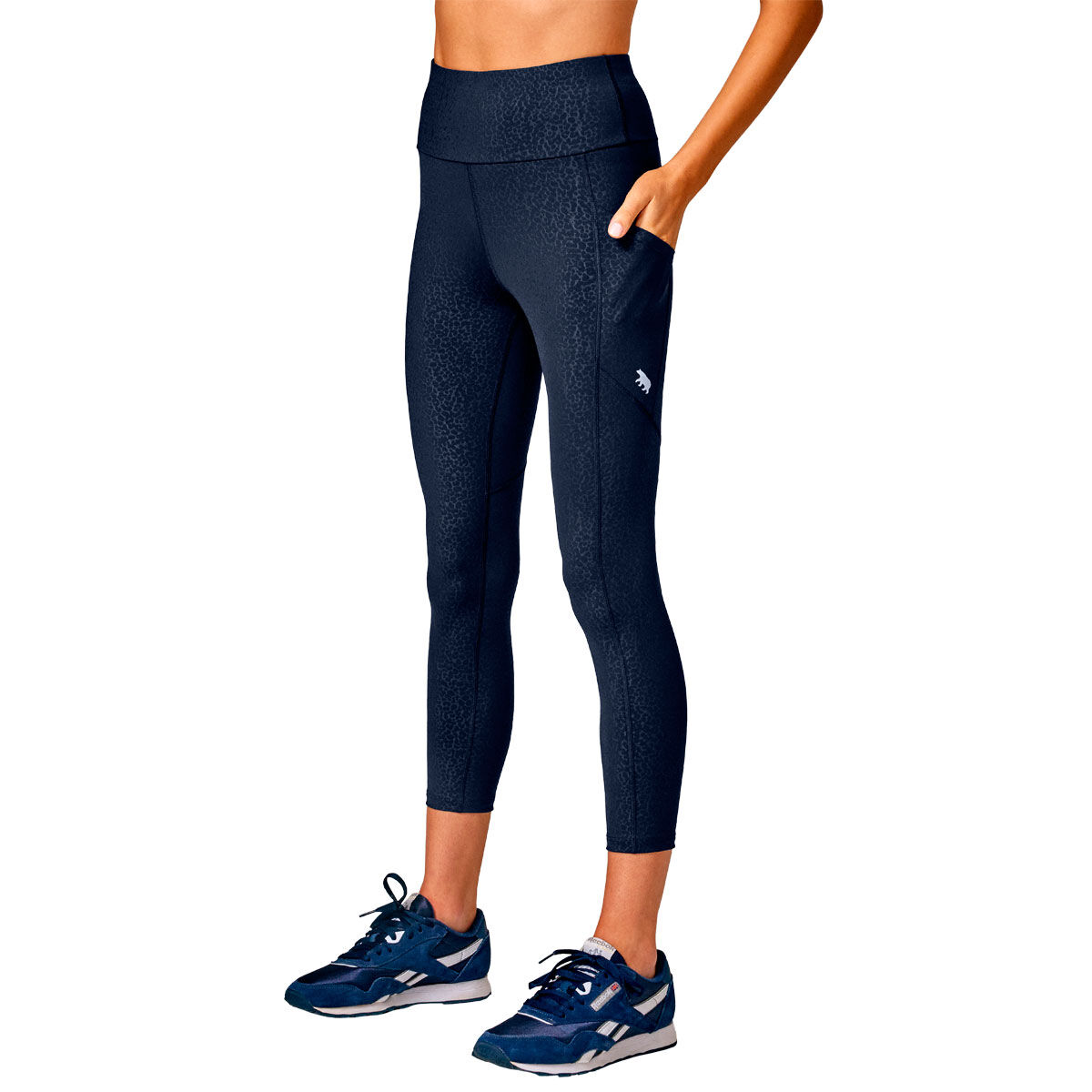 Running Bare Women's Core Activewear and Workout Clothing - Power Moves Pocket  7/8 Leggings 24