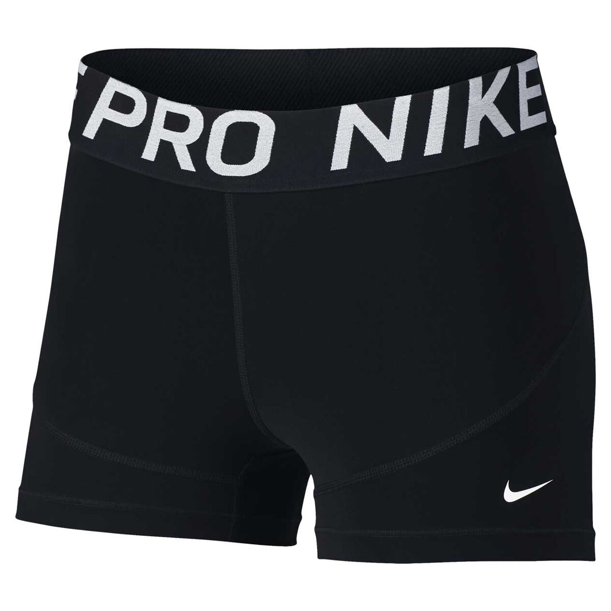 Nike Pro Womens 3in Shorts Black 