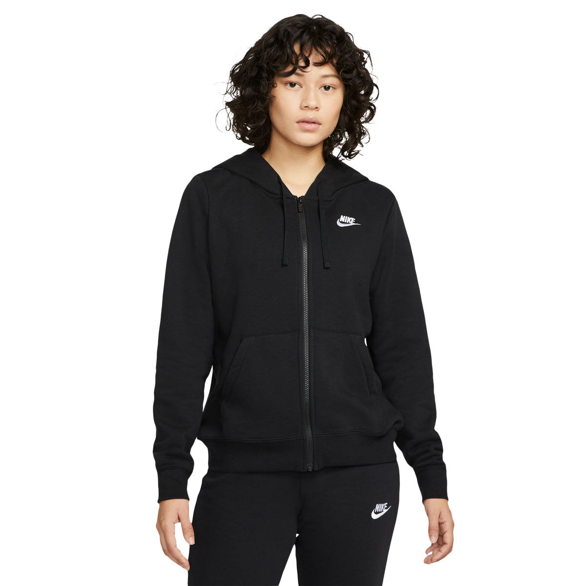 Nike Womens Sportswear Club Fleece Full-Zip Hoodie | Rebel Sport