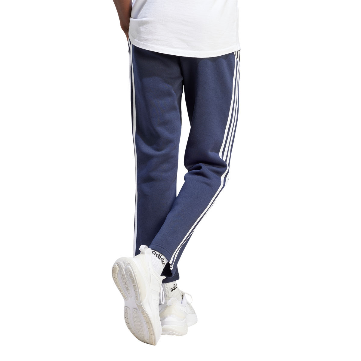 Adidas Men's Essentials Fleece Open Hem 3-Stripes, Regular Fit