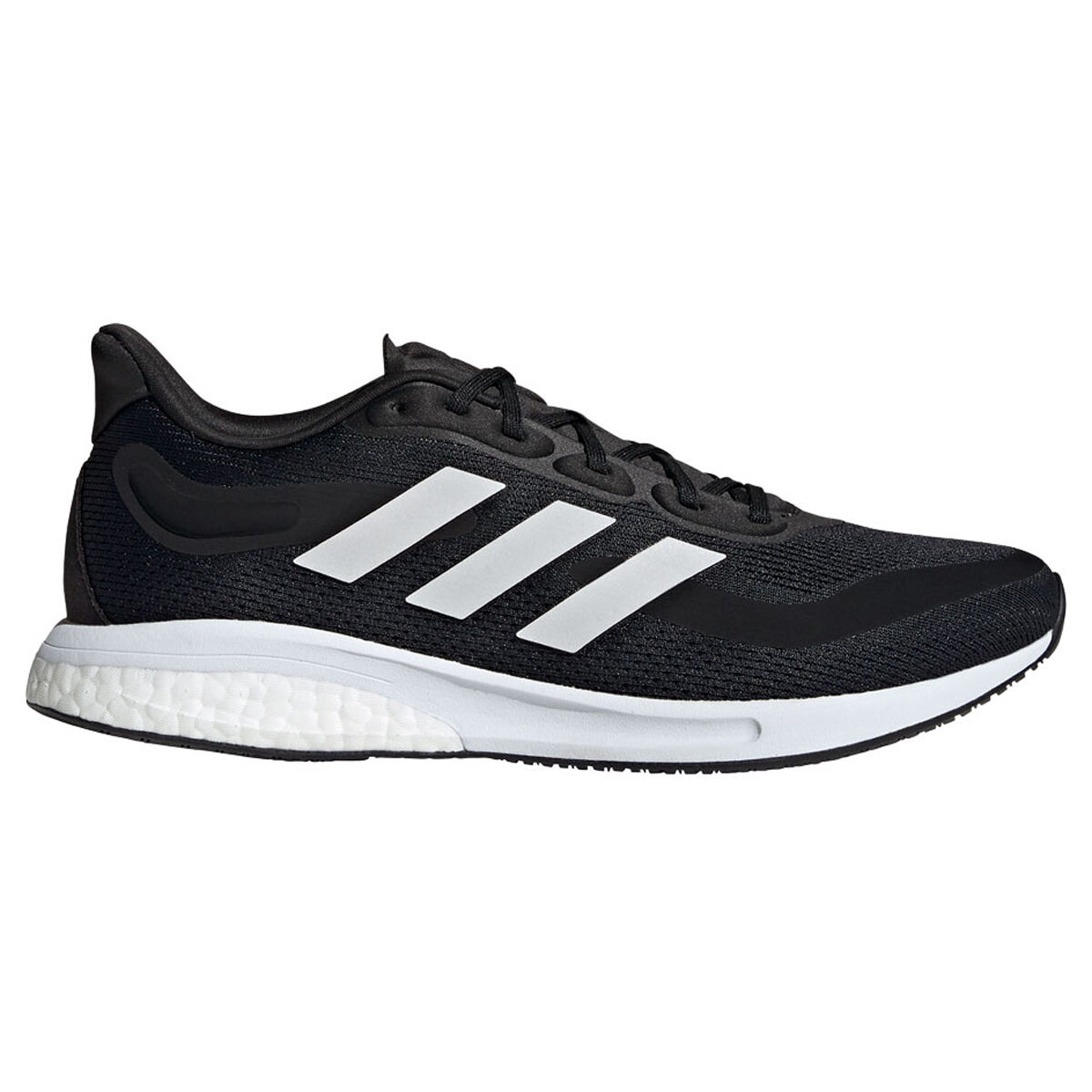 adidas Supernova Mens Running Shoes Black/White US 9.5 | Rebel Sport