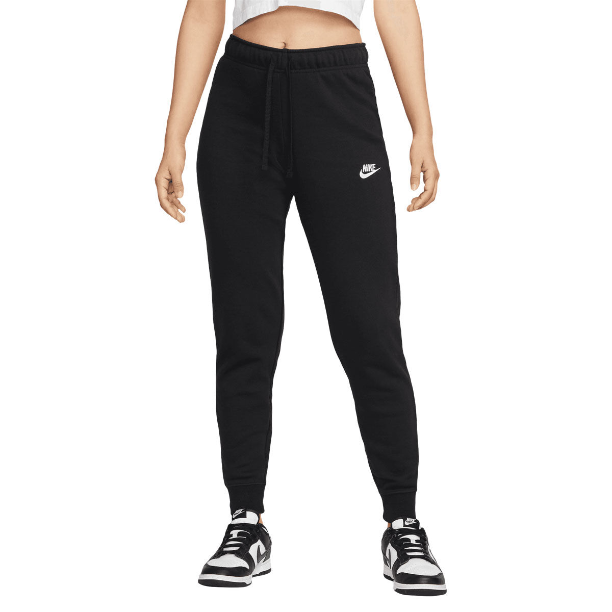 Nike Women's Plus Size Sportswear Fleece Jogger Sweatpants Pants (Black, 2X)