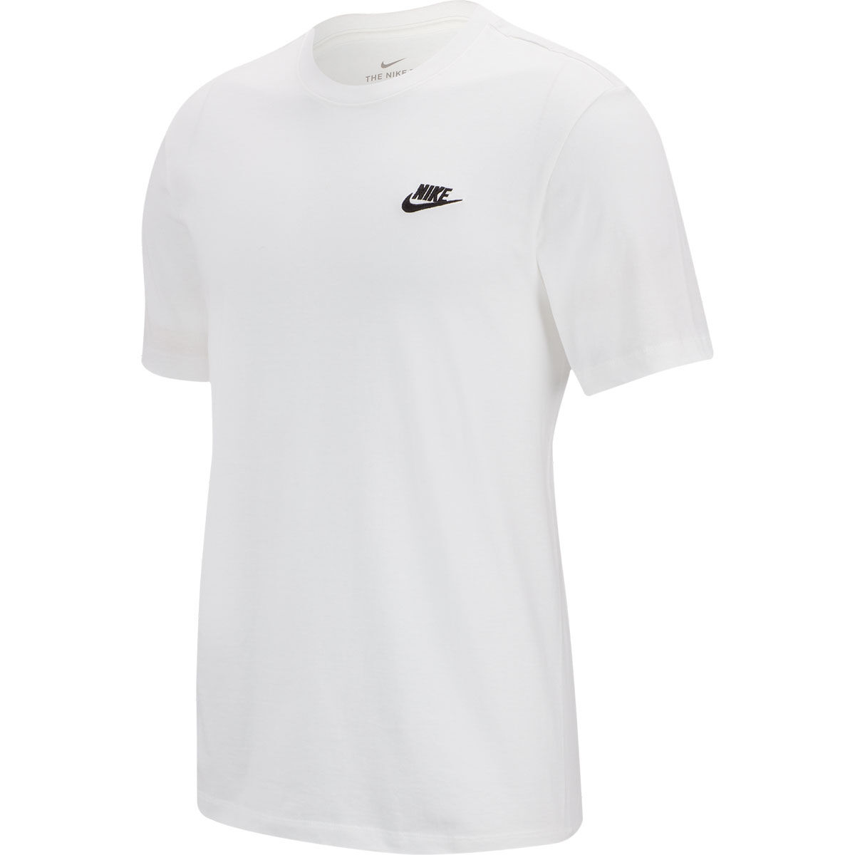 White nike 2025 tee shirt