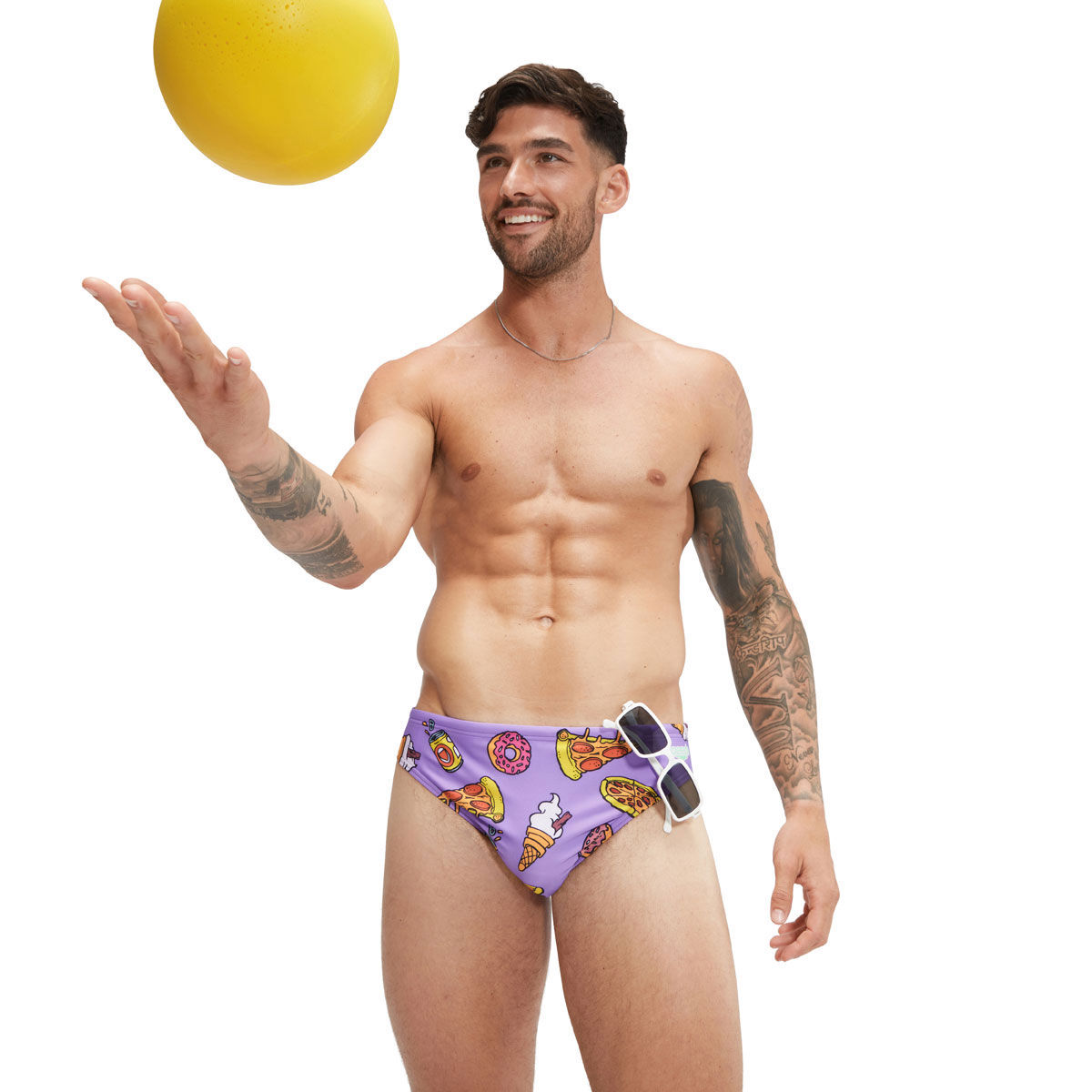 Speedo Mens Rude Not Too Escape Briefs Briefs