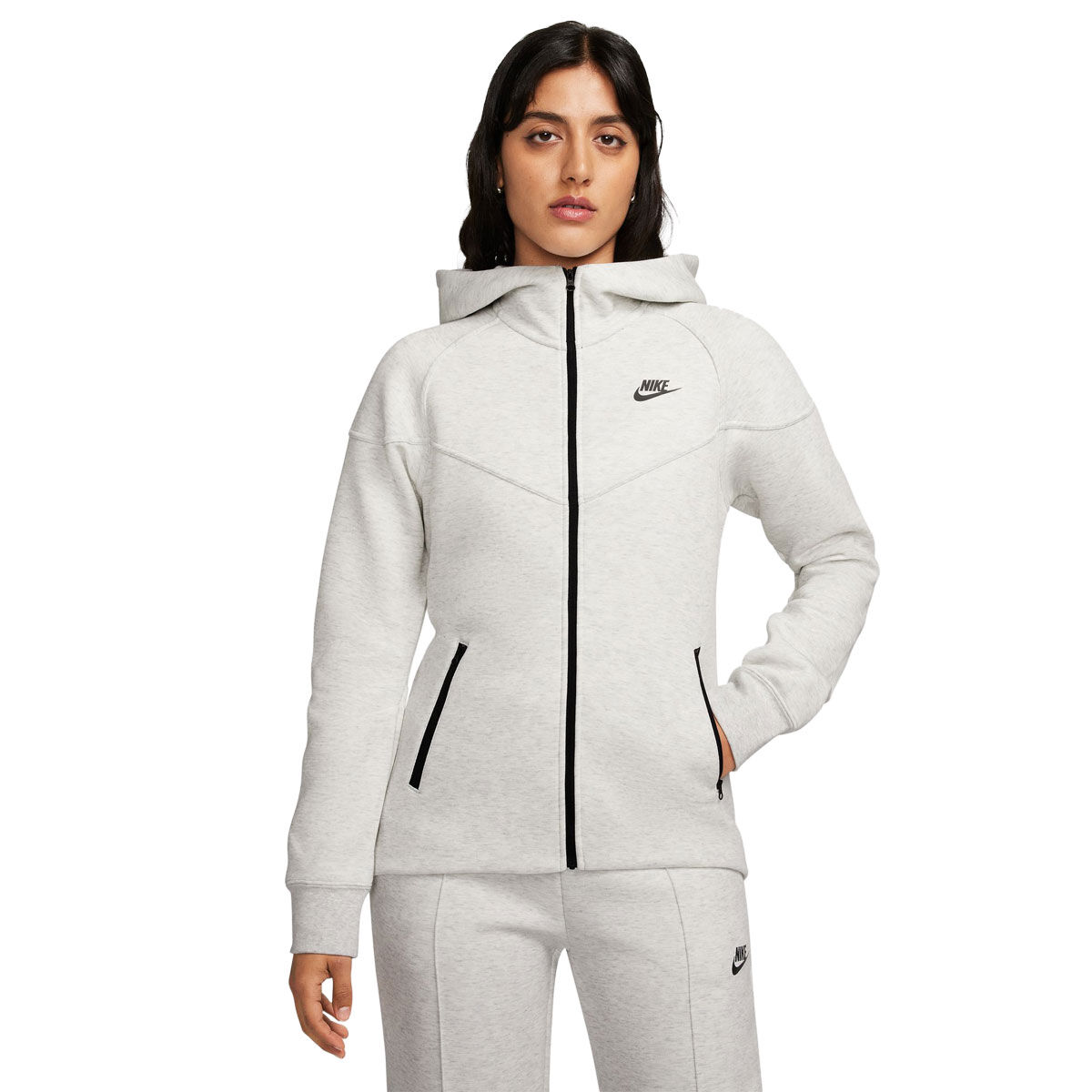 Grey and white sale nike tech