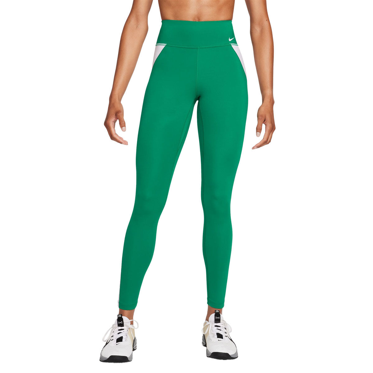 Nike Fast Mid-Rise Crop Leggings Green