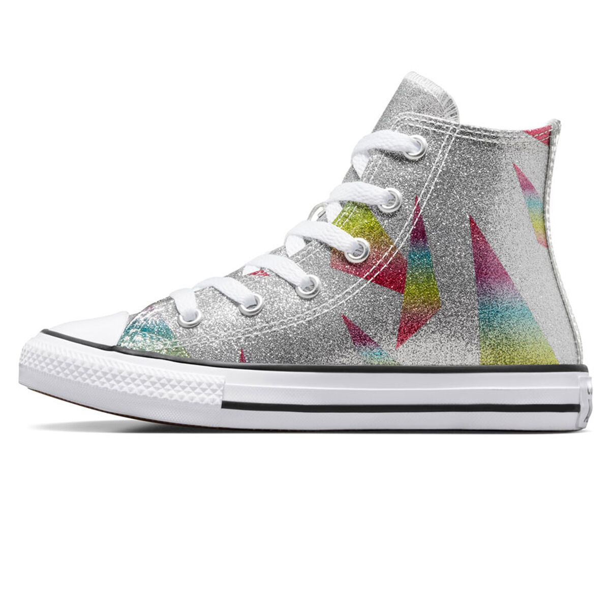 Converse Chuck Taylor All Star High Prism Glitter Kids Casual Shoes