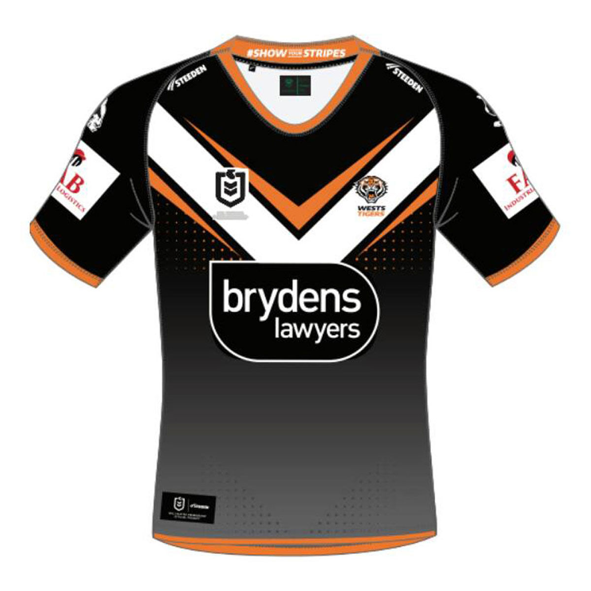 Wests Tigers 2023 Captains Run Jersey Sizes S - 3XL NRL Steeden In