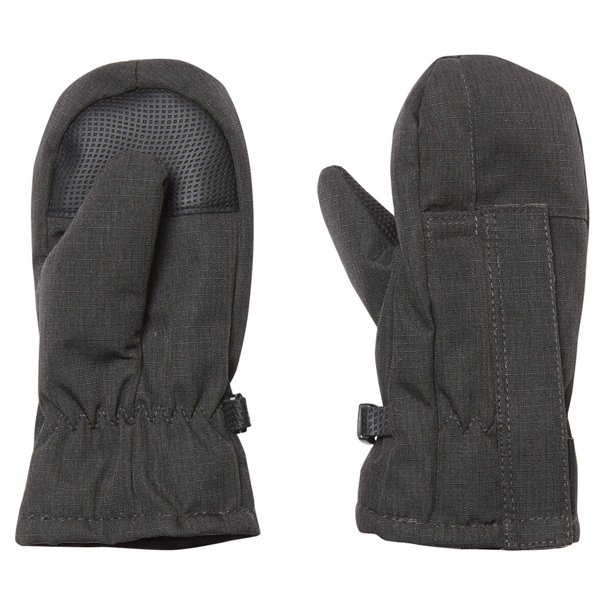 grey toddler mittens