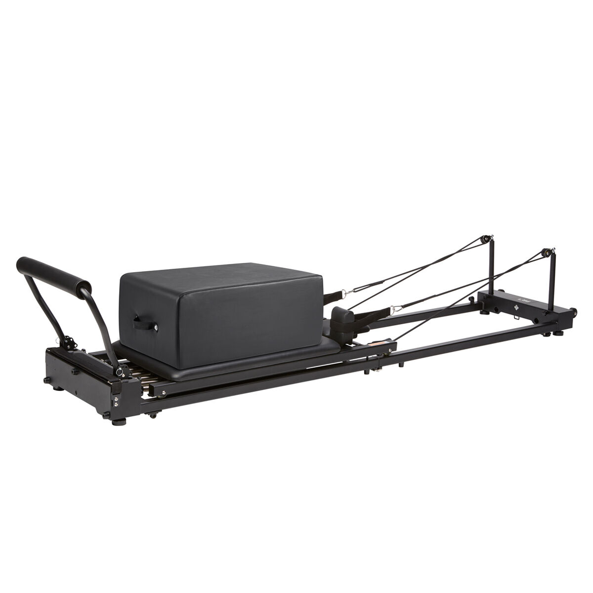 Pilates Reformer Sitting Box, Reformer Accessory for Exercises That Advance  Range of Motion, Wood Pilates Box for Pilates Reformers, Pilates Box ,Black  : : Sports & Outdoors
