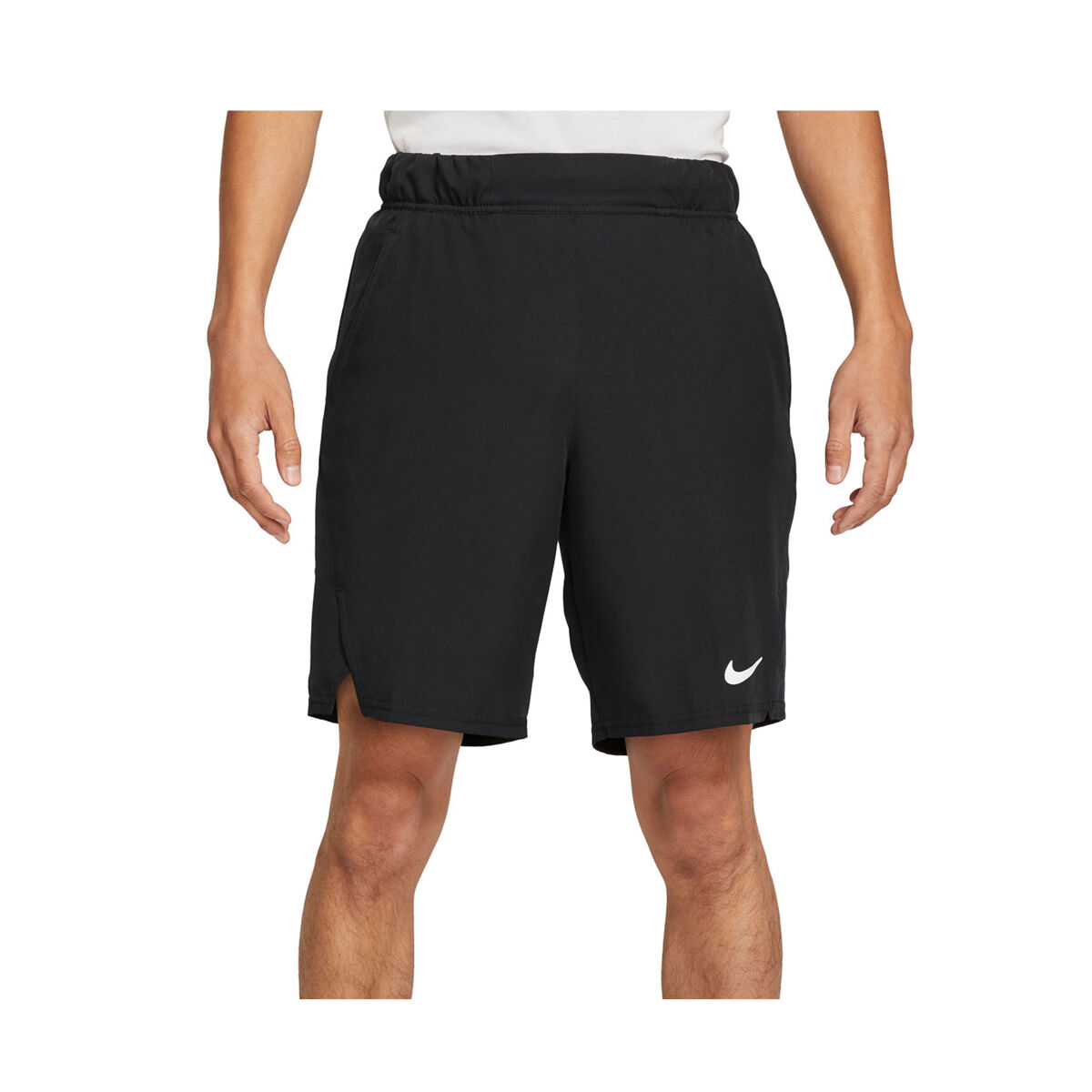 Nike black sale tennis shorts