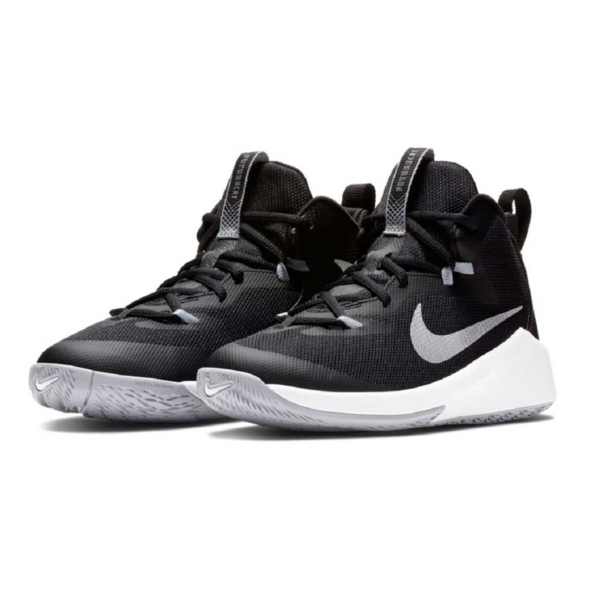 black and white basketball shoes
