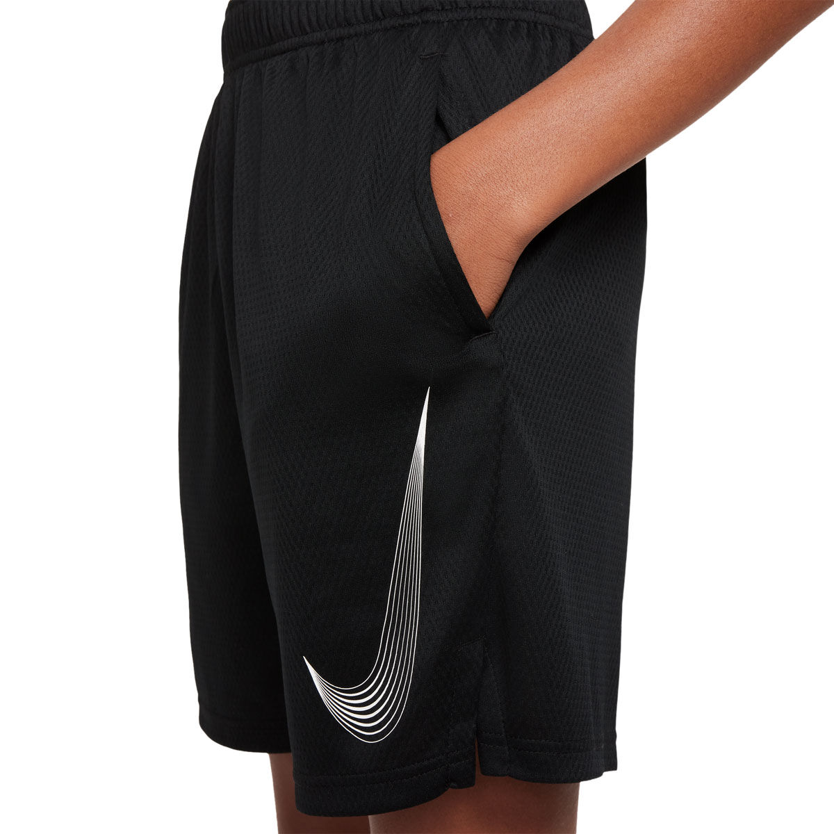 Nike Boys Dri-FIT HBR Shorts Black XS | Rebel Sport