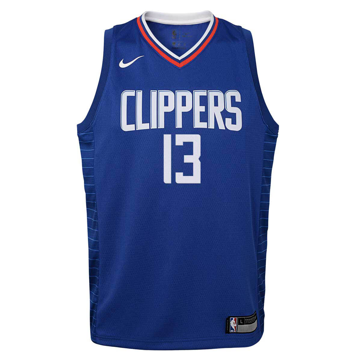 Youth Fanatics Branded Reggie Jackson White La Clippers Fast Break Player Jersey - Association Edition Size: Medium