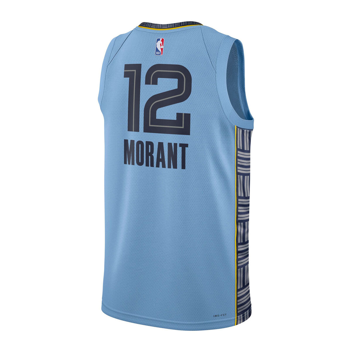 Nike Men's 2022-23 City Edition Memphis Grizzlies Ja Morant #12 Black Dri-Fit Swingman Jersey, XL