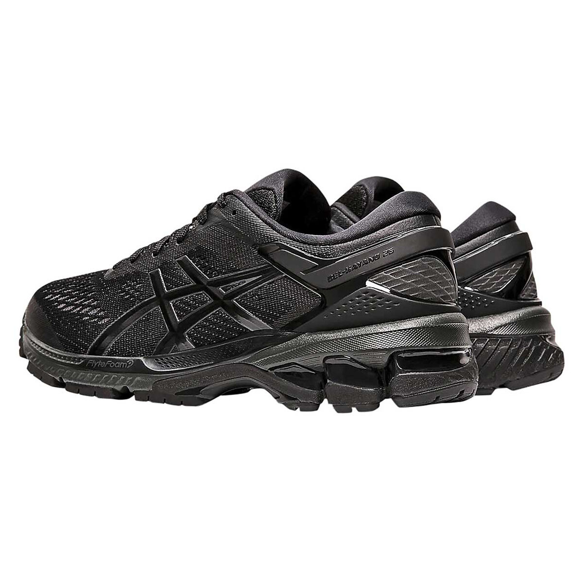 asics running shoes black