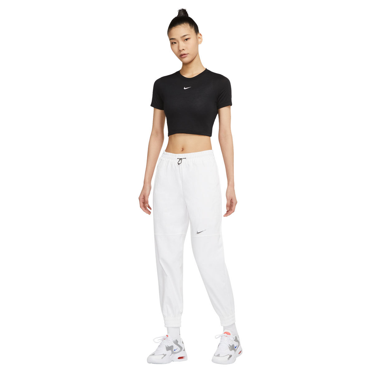Nike Womens Sportswear Essential Crop Tee Black XL