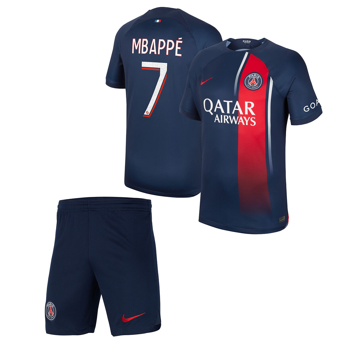 Kylian Mbappe Paris Saint-Germain 2023/24 Stadium Home Men's Nike Dri-FIT  Soccer Jersey