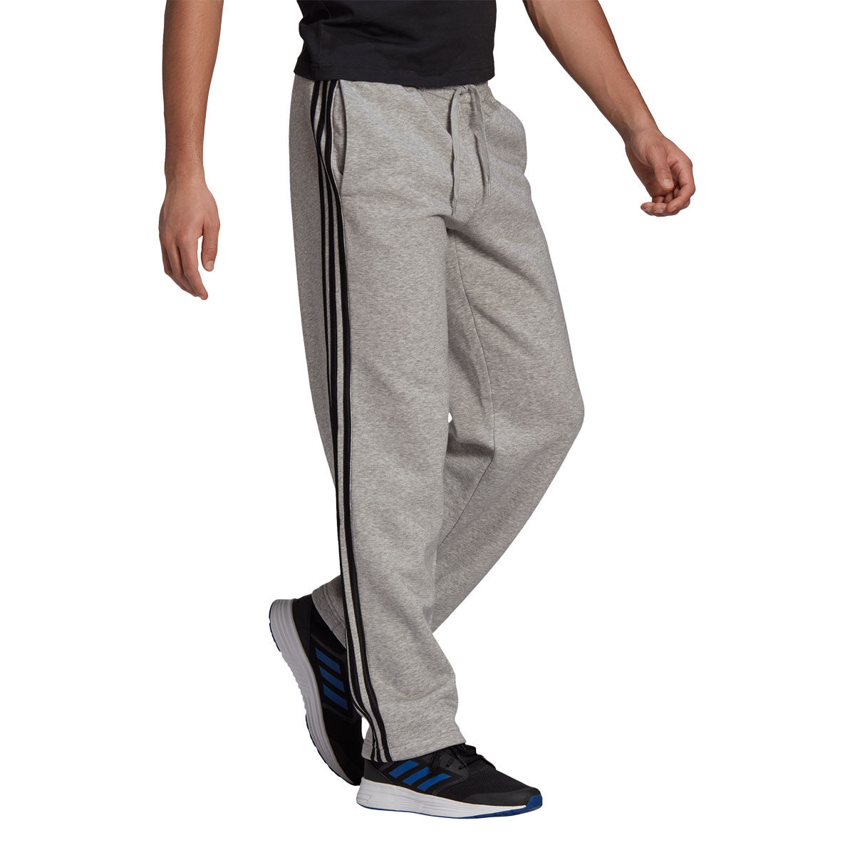 Mens track 2024 pants open hem