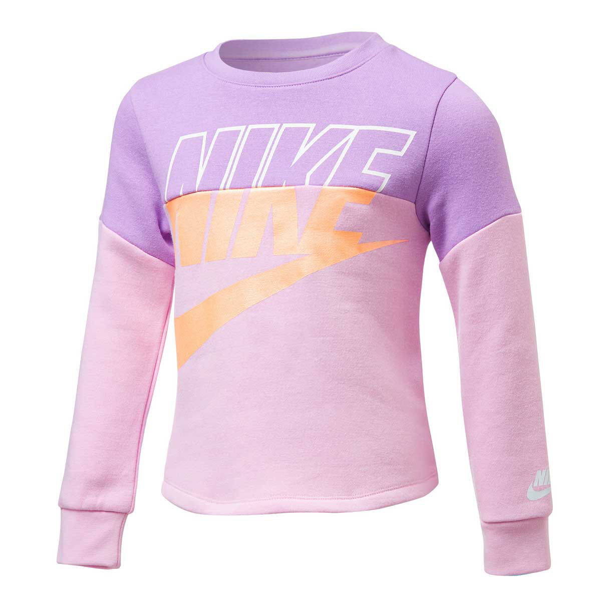 pink and purple nike sweatshirt