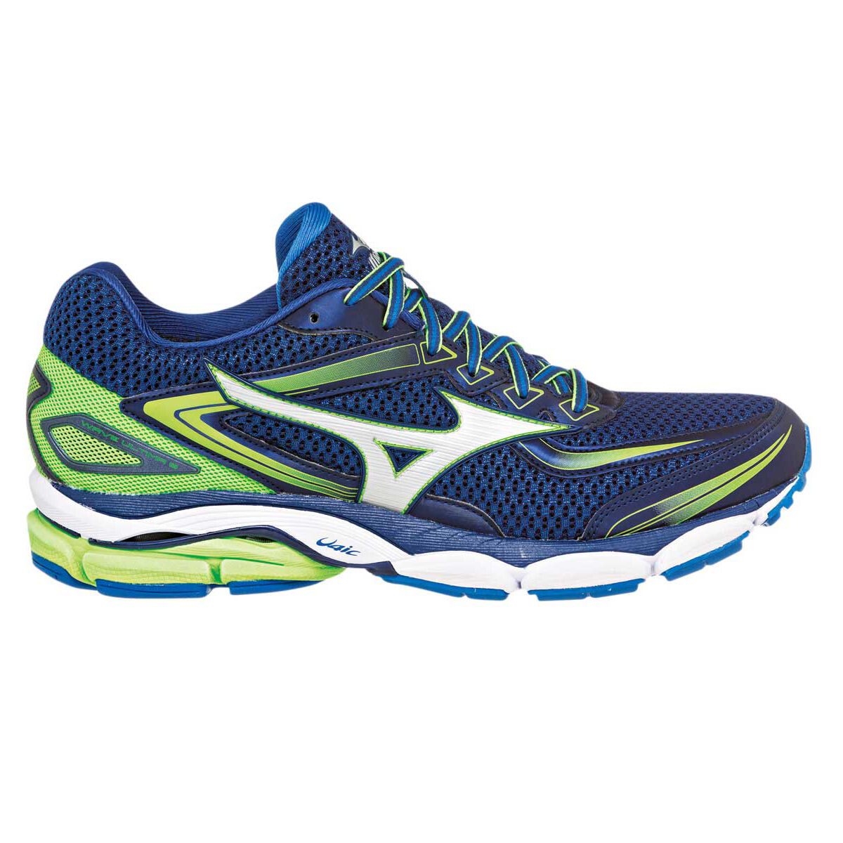 Mizuno Wave Ultima 8 Mens Running Shoes Blue / Green US 8 | Rebel Sport
