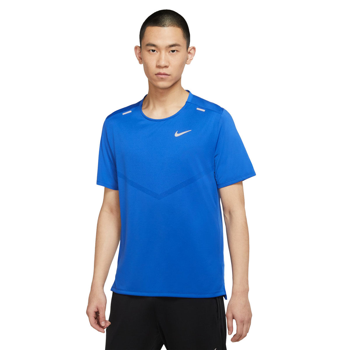 Nike Mens Dri-FIT Rise 365 Tee Blue XL | Rebel Sport