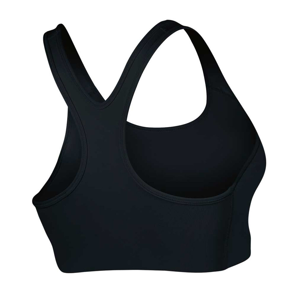 nike pro classic swoosh black bra