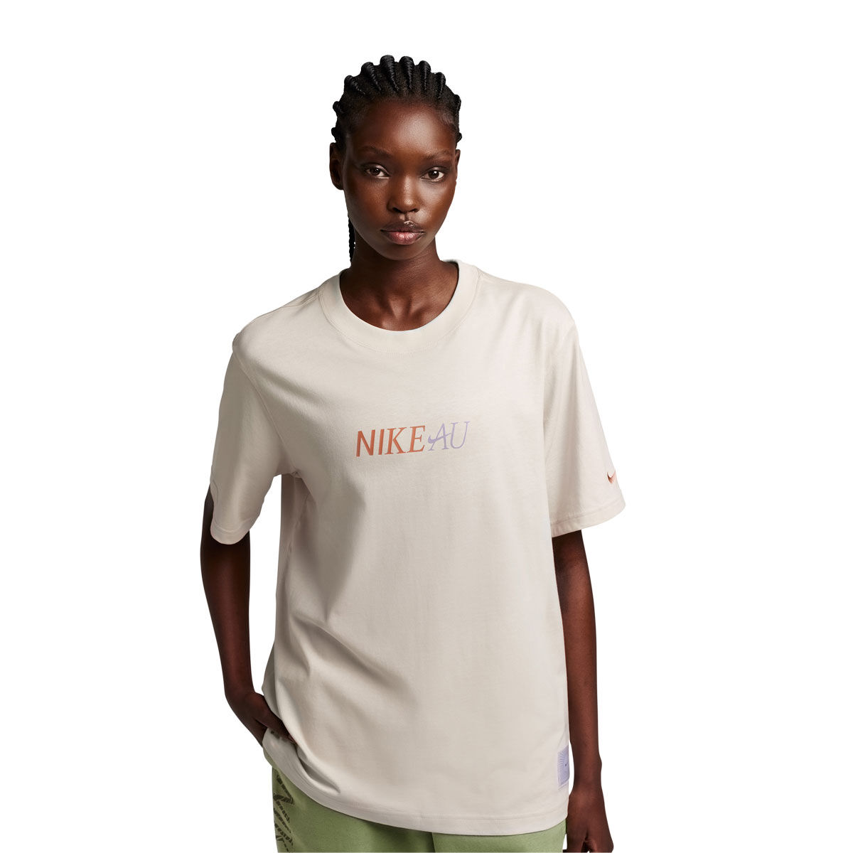 Mets Basketball Nike T-Shirt - Small Orange Cotton