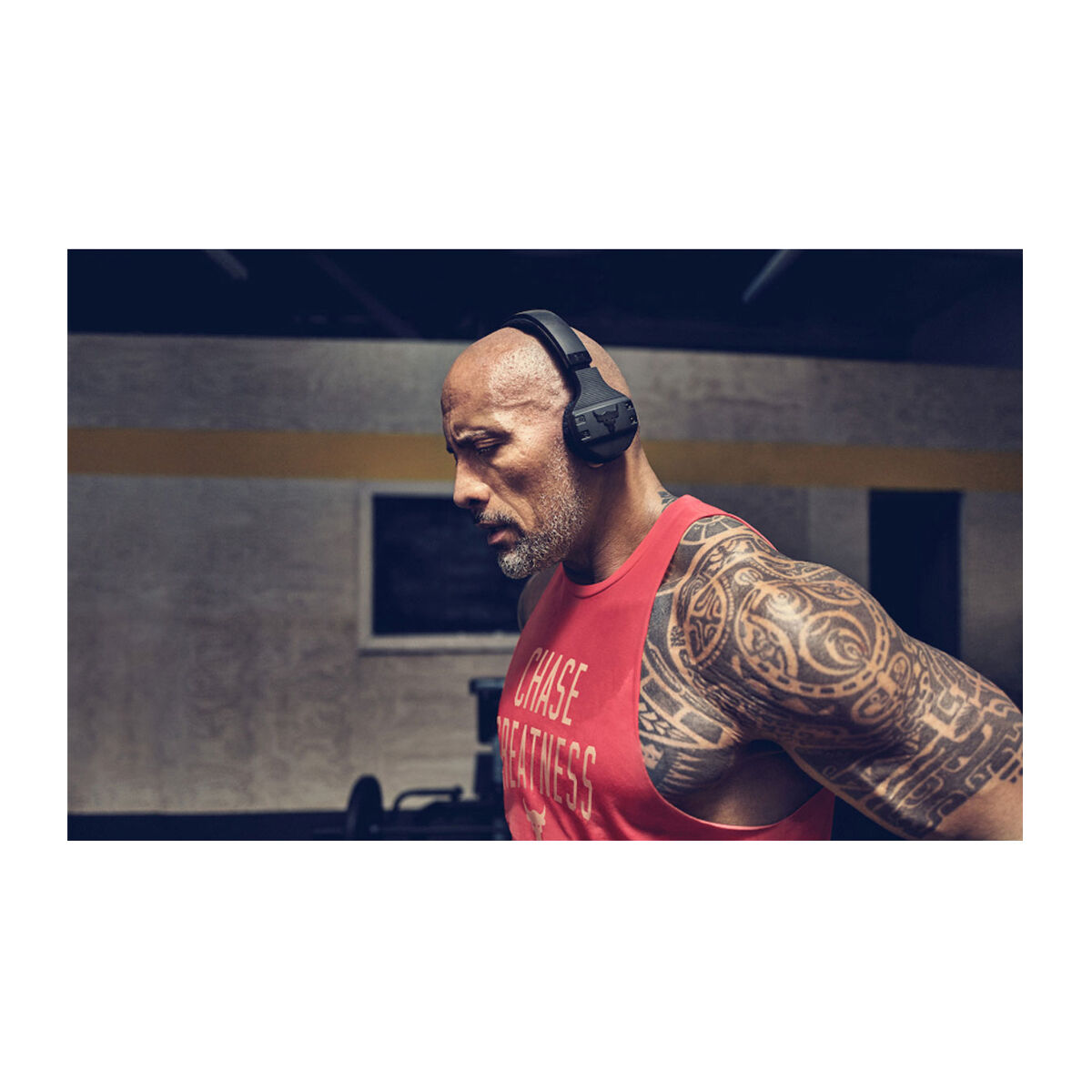 UA Sport Wireless Headphones Train Project Rock Engineered by JBL