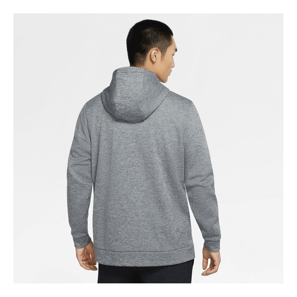 nike men's therma training hoodie white