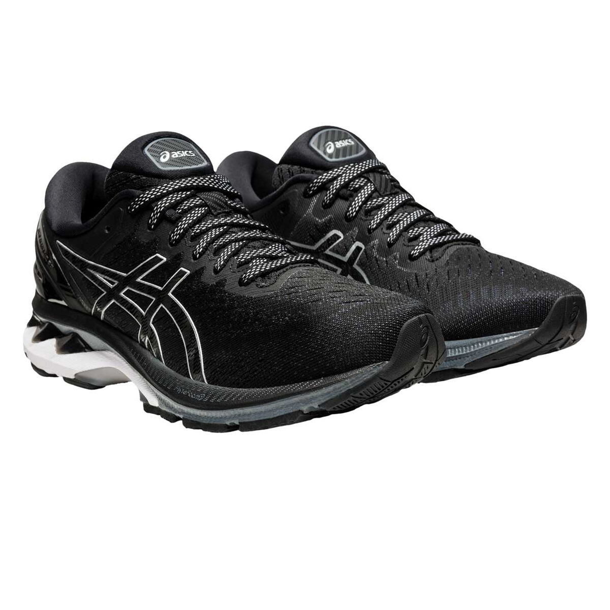 black asic womens shoes